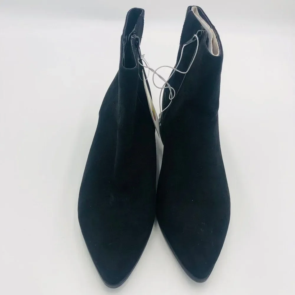 Brand New A New Day Black Mid‎ Heel Pointed Toe Side For Women Size 10